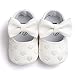 Voberry® Baby Girls Stripe Bow Shoes Toddler Princess Flat Leather Moccasins (0~6Month, White)