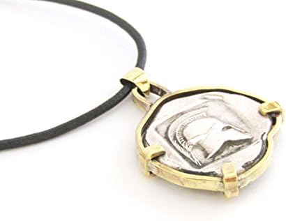 Silver coin pendant