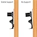 Lomanda Wall Mount for Echo Dot 2nd Generation,Dot Accessories Outlet Wall Hanger Bracket Stand Holder Best Space-Saving for Smart Home Speaker Plug in Kitchen Bathroom Bedroom (Black)