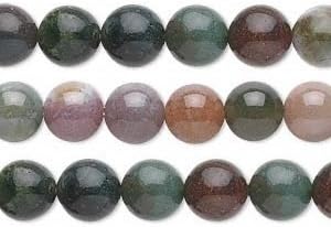Round Fancy Jasper Bead 8mm 16 Inch Strand. Lot of 10 Strands 500 Beads