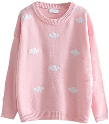 a pink sweater