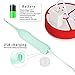 Electric Dental Calculus Remover Plaque Remover for Teeth with Electric Sonic Toothbrush Ultrasonic Tartar Scraper Stain Remover with Dental Picks Mirror(Green)