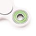 Tri-spinner Finger Fidget Toys Plastic EDC Hand Spinner Stress Reducer Autism ADHD Anxiety Relief Focus Toy for Kids & Adults (Plastic White)