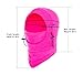 YR.Lover Children's Double-Deck Winter Windproof Cap Thick Warm Face Cover Adjustable Ski Hat Rose