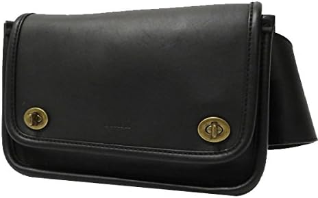 Amazon Coach コーチ レガシー レザー ターンロック式 ウエストポーチ ボディバッグ メンズ ブラック 中古 Coach コーチ メンズバッグ 財布