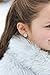 Summerfield Collection Silver-tone Metallic Faux Druzy Stone Stud Earrings 12mm (Silver)