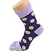 UBUMO Women's Toe Socks Five Finger Cotton Crew Casual Pack of 4