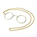 Skeleteen Pince Nez Spectacle Glasses - Theodore Roosevelt Armless Dress Up Glasses - 1 Pair