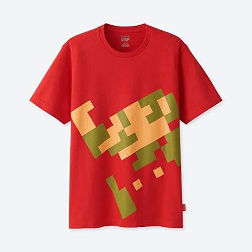 Amazon ユニクロ スーパー マリオ Tシャツ Mサイズ 赤 女性にも ファミコン ゲーム 昭和 レトロ グラフィック ヒカキン Tシャツ カットソー 通販