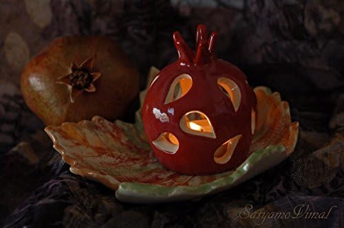 Nature Style Ceramic Candle Keeper-Lamp