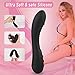 G-Spot Vibrator Rechargeable Dildo 9 Vibrations for Clitoral Vagina Anal Stimulator Waterproof Stimulator Quiet Bendable Massager Ideal Sex Pleasure Toy for Starters, Women, Couples (Black)