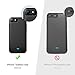 iPhone 7/iPhone 8 Battery Case,[5000mAh] iphone7/iphone8 Protective Battery case,Portable Rechargeable Protective Charging Case Slim for Apple iPhone 7/8,Support Lightning Earphone(Black)