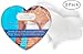(2 Pads) Victoria Featherlight - Chest Pads For Decollete, Chest Wrinkles Prevention, Silicone Wrinkle Pad (The original design, clear color instead of blue)