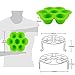 Instant Pot Accessories Silicone Egg Bites Molds with 2 Pcs Stainless Steel Egg Steamer Rack Set for Instant Pot Accessories Reusable Storage Container By Fanuk