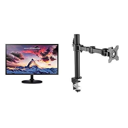 Monitor Stands Samsung 24" FHD Flat Monitor with Super