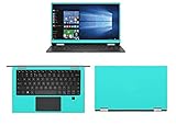 Mint Green skin decal wrap skin Case for Dell XPS 13 9365 2 in 1 Convertible 13.3