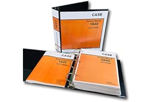 AGPUBS Case 1840 Uni-Loader Skid Steer Service Repair Schematics Manual Shop Book Set