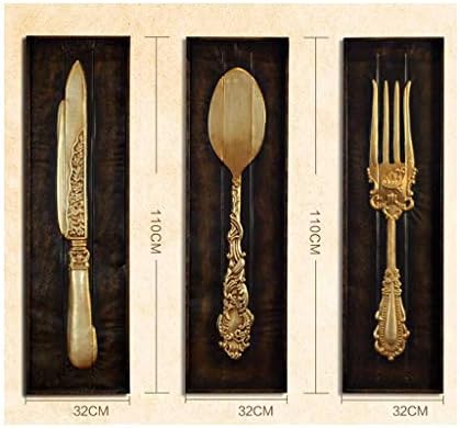 KFDQ Wall Decoration, Wall Storage Shelf,Wall Decorations/Cutlery Wall Decorations Retro Style Decorative Pendant Industrial Style,Household Wall Shelf