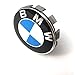 Wheel Center Caps Emblem for BMW, 68mm Standard BMW Logo Rim Center Hub Cap for All Models with Stock BMW Wheels Blue & White Color 4PCS