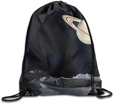 CHJOO Drawstring Backpack Alien Cool Gym Drawstring Bags Travel Backpack Tote School Rucksack