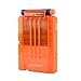 Bullet Clips, Yamix 4 Pack 6 Bullets Dart Gun Clips Ammo Cartridge Magazine Clip For nerf n-strike elite blaster kid's toy gun - Transparent Red