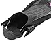 Cressi Palau Short Lightweight Adjustable Swim Snorkeling Fin, Designed and Manufactured in Italy