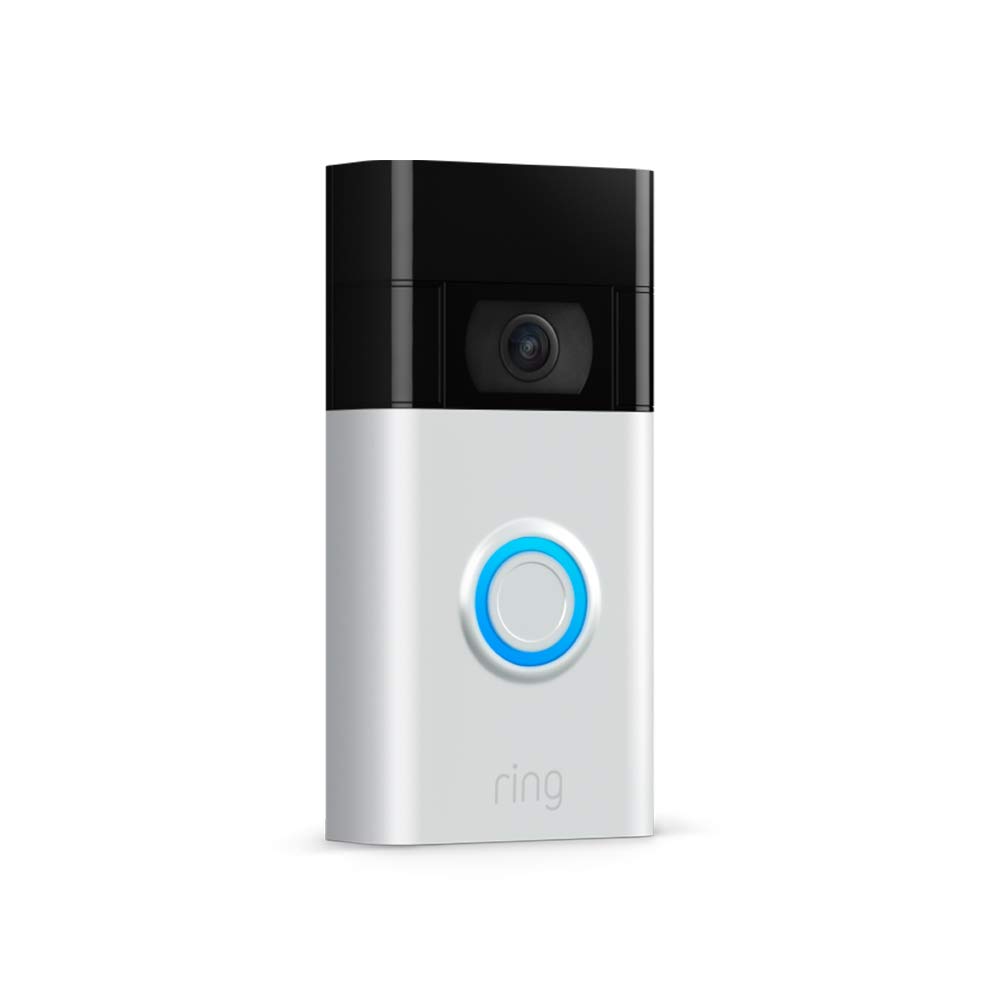 Certified Refurbished Ring Video Doorbell (2nd Gen)|Wireless Video Doorbell Security Camera with 1080p HD Video,battery-powered,Wifi,easy installation|Works with Alexa|30-day free trial of Ring Home