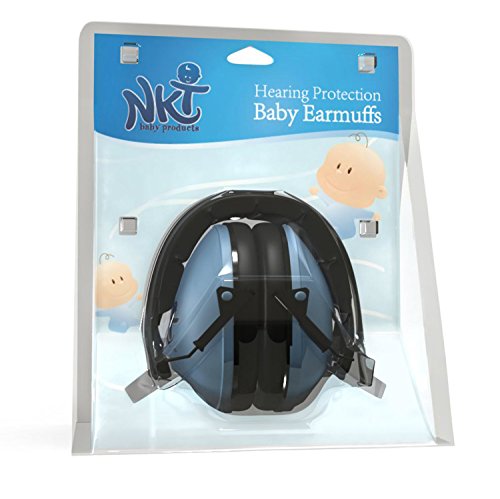 Best US Certified Kids Hearing Protection Earmuffs by NKT Baby Products - Age 2-12+, LIFETIME GUARANTEE