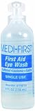 Medi-First Eyewash, Eye Rinse and Protection, First Aid Supplies, 4 Oz.