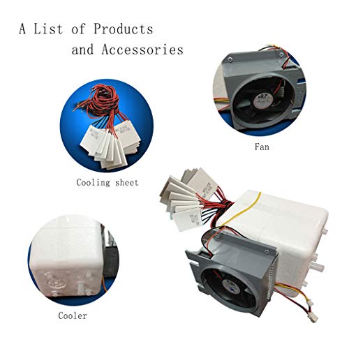 ❤Ywoow❤ Refrigerator Semiconductor, DIY Electronic Semiconductor Refrigerator Radiator Cooling Film Equipment