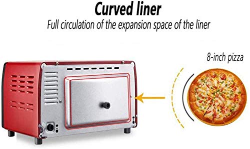 Convection Boodaster Oven Large Capacity 12L Multifunctionele Huishoudapparaat Bakbox 1050W Nauwkeurige 60 minuten… - Afbeelding 4