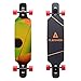 Playshion 39 Inch Drop Through Freestyle Longboard Skateboard Cruiser