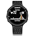 Garmin Forerunner 235 (Black/Gray) Gift Box Bundle | with HD Screen Protector Film (x4), PlayBetter USB Car/Wall Adapters & Protective Case | GPS Running Watch | On-Wrist Heart Rate | Black Gift Box