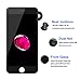 Full Assembly for iPhone 7 Screen Replacement 4.7 Inch LCD Touch Digitizer Display with Ear Speaker, Front Camera, Facing Proximity Sensor, Repair Tools A1660, A1778, A1779 (Black)