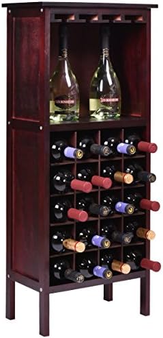 Wood Wine Cabinet Bottle Holder