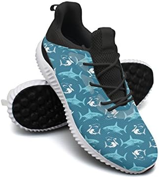 SHTAIYESY Great White Shark Women's Casual Lightweight Mesh Sports Shoes Fashion Alpha Sneakers