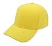 Baseball Cap Hat Men Women - Classic Adjustable Plain Blank, YEL Yellow