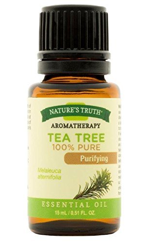 Nature's Truth Aromatherapy 100% Pure Essential Oil, Tea Tree, 0.51 Fluid Ounce - Buy Packs and Save (Pack of 2)