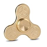 Opard Tri Fidget Spinner R188 Bearing Plum Blossom Hand Spinning Toy for Child and Adult (Gold)