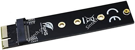 Sintech Nvme PCIe,M.2(NGFF) M Key SSD to PCI-e X1 Adapter Card,Compatible for Samsung 960 970 Evo SSD, Transparent - Image 4