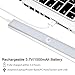 Litake Under Cabinet Lighting Rechargeable,32 LED Wireless LED Closet Lights with Remote, Stick On Anywhere Magnetic Dimmable LED Night Light with Timer for Kitchen Bedroom,2 Packs