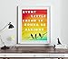 Every Little Thing Is Gonna Be Alright Home Decor Three Little Birds Wall Art Painting Print Unframed (8x10 inches)