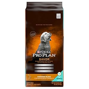 Image of Purina Pro Plan Probiotics Dry Puppy Food; SAVOR Shredded Blend Chicken & Rice Formula - 34 lb. Bag