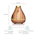 530ml Aromatherapy Essential Oil Diffuser, Wood Grain 18hrs Running Scentsy Air Diffuser Ultrasonic Humidifiers with 7 Color Changing Lights 4 Timer Settings Mist Adjustment for Home Office Bedroomthumb 2