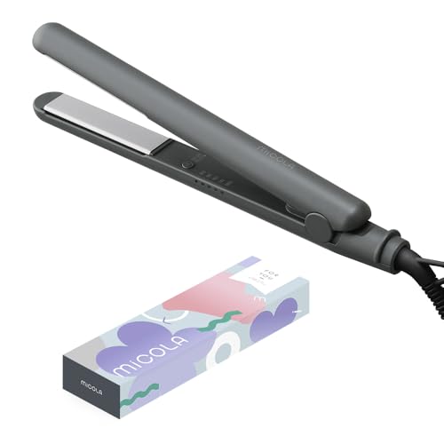 【Amazon.co.jp限定】アイリスオーヤマ MiCOLA ストレートアイロン 海外対応 SIR-AZ102-H グレー