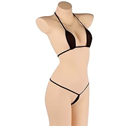 LinvMe Women's Sheer Mesh Micro Bikini Extreme