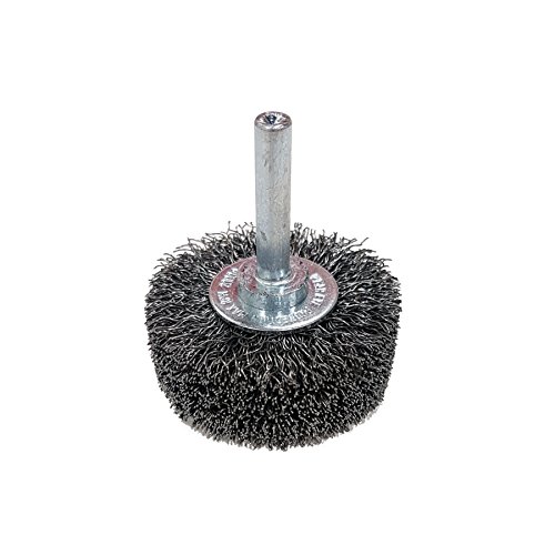 Taipan Abrasives TO-3226  Original Mounted Crimped SS Wire Brush, 0.118" Wire, 1-3/8" Dia., 1/4" Shank, 20000 RPM