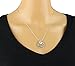 Two Tone 925 Sterling Silver & 14k Gold Filled Graduated Circles Pendant Necklace, 18”