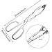 Boao 2 Packs Buffet Tongs Stainless Steel Kitchen Tongs Serving Tongs Salad Tongs Cake Tongs Bread Tongs