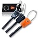 Ferro Rods Fire Starter Men’s Gift W/ G10 Handle - 3 X 3.6 Ferro Rod Premium Ferrocerium Rod Survival Gear Magnesium Flint and Steel Lightweight Emergency Camping Tool W/Keyrings